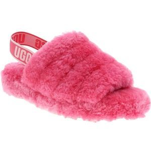 Ugg Fluff Yea Slide Women Slipper/Sandal in Pink. Size 7.